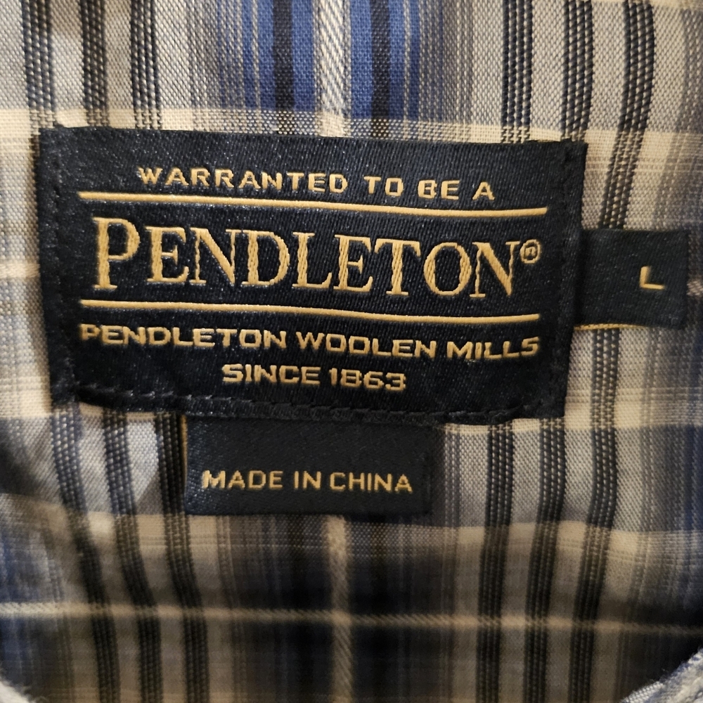 Pendleton Frontier Short-Sleeve Snap-Button Weste… - image 3